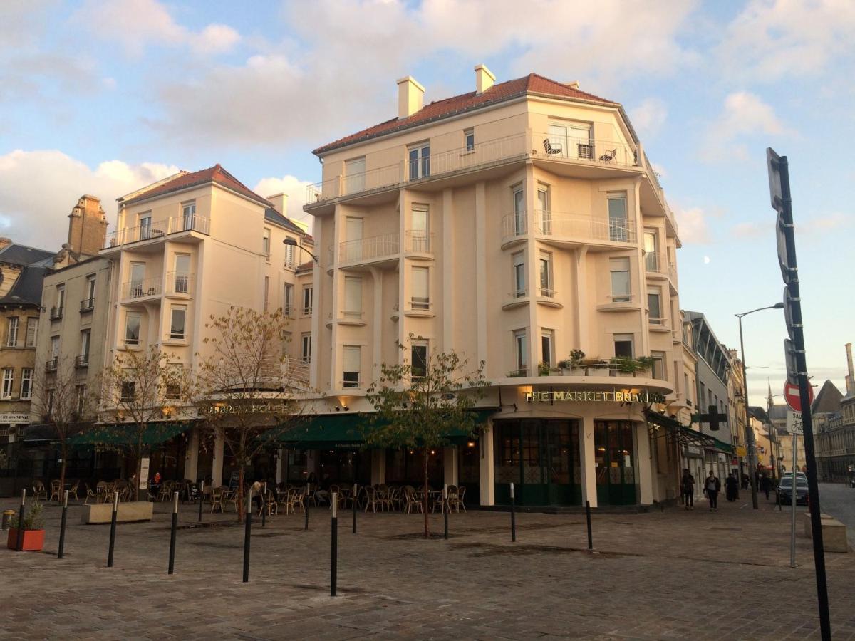 Le Nid Des Halles, Au Coeur Du Boulingrin Reims Bagian luar foto