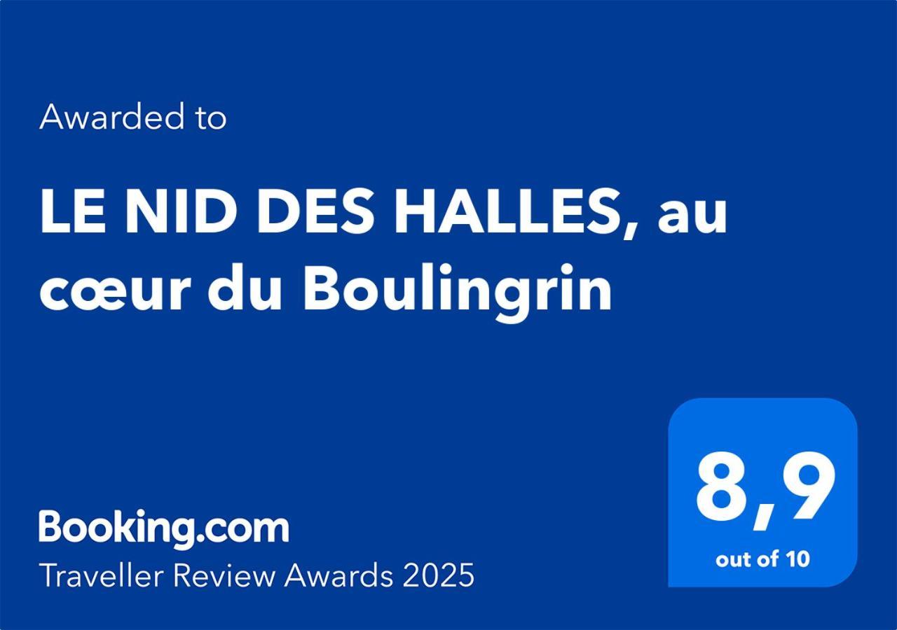 Le Nid Des Halles, Au Coeur Du Boulingrin Reims Bagian luar foto